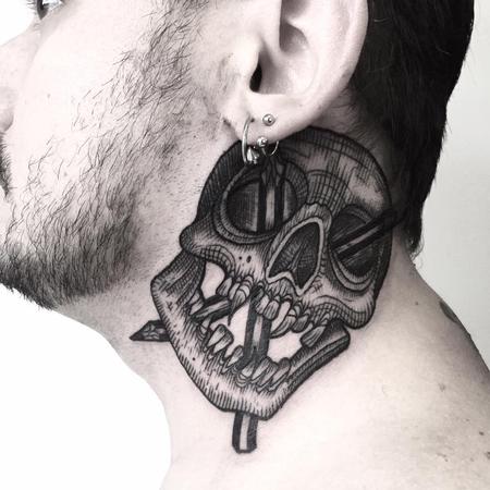 Tattoos - pencil skull - 130714